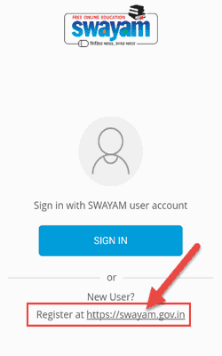 swayam-portal-registration