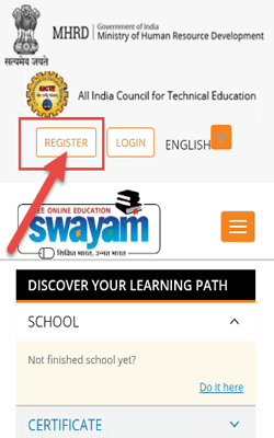 swayam-portal-registration