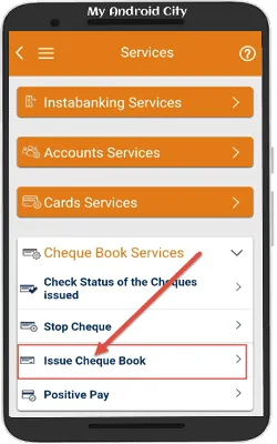 send-icici-bank-cheque-book-request-on-mobile