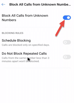 block-unknown-incomming-calls