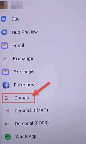 google-account-setting-menu
